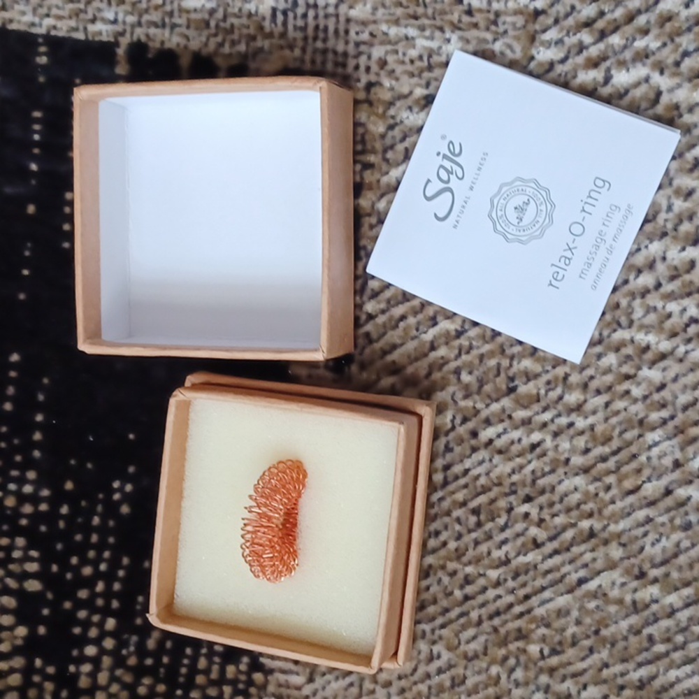 4/$30 New Saje Relax-O-Ring - Massage Ring